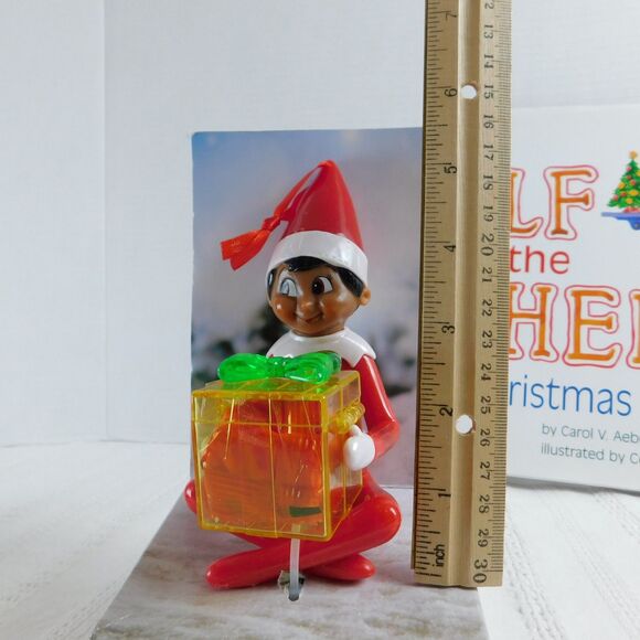 Elf On The Shelf LOT 3: Candy Holder Ornament Christmas Figurine, Book & Pull - Picture 13 of 16